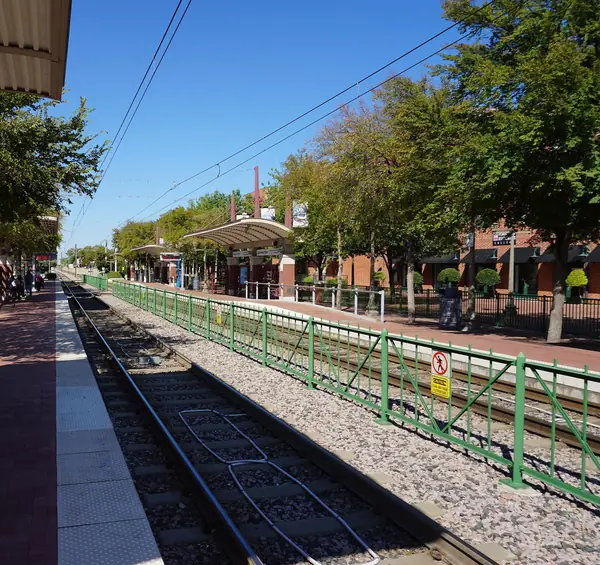 Downtown Plano station, Plano, Texas, October 10, 2015