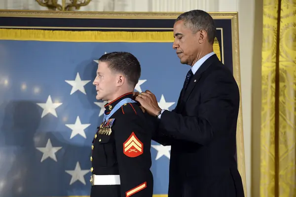 President Obama awards the Medal of Honor to Cpl. William Kyle Carpenter, June 19, 2014
