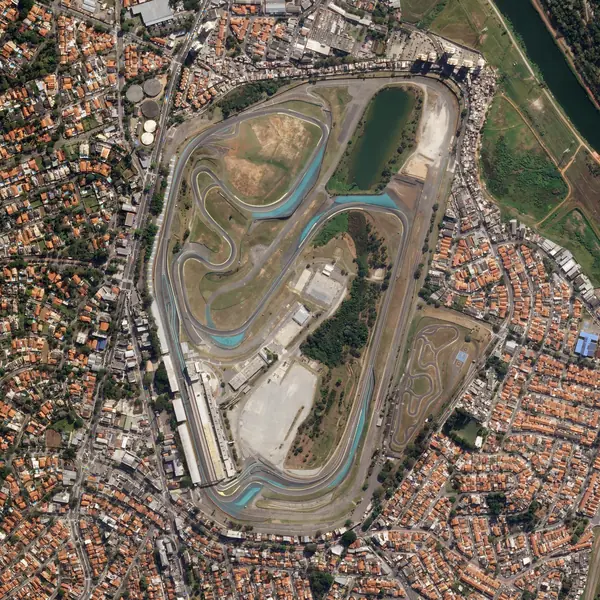 Interlagos, the Autódromo José Carlos Pace, from a SkySat satellite, July 3, 2018