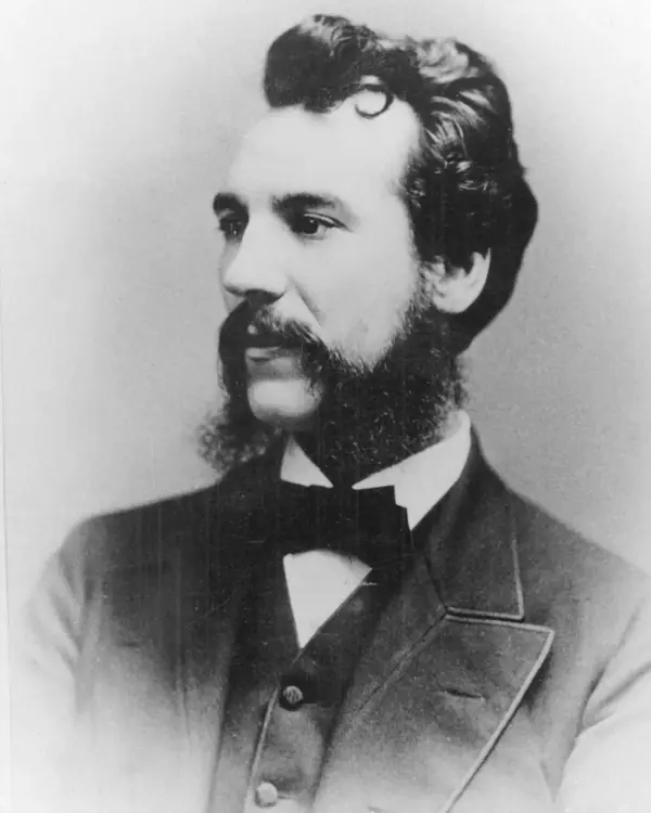 Alexander Graham Bell, photographed by E. A. Holton, Boston, 1876