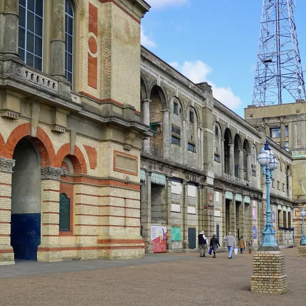 Alexandra Palace, north London, from outside, March 15, 2025