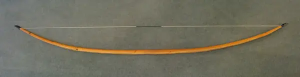 An English yew longbow (not Churchill’s own)