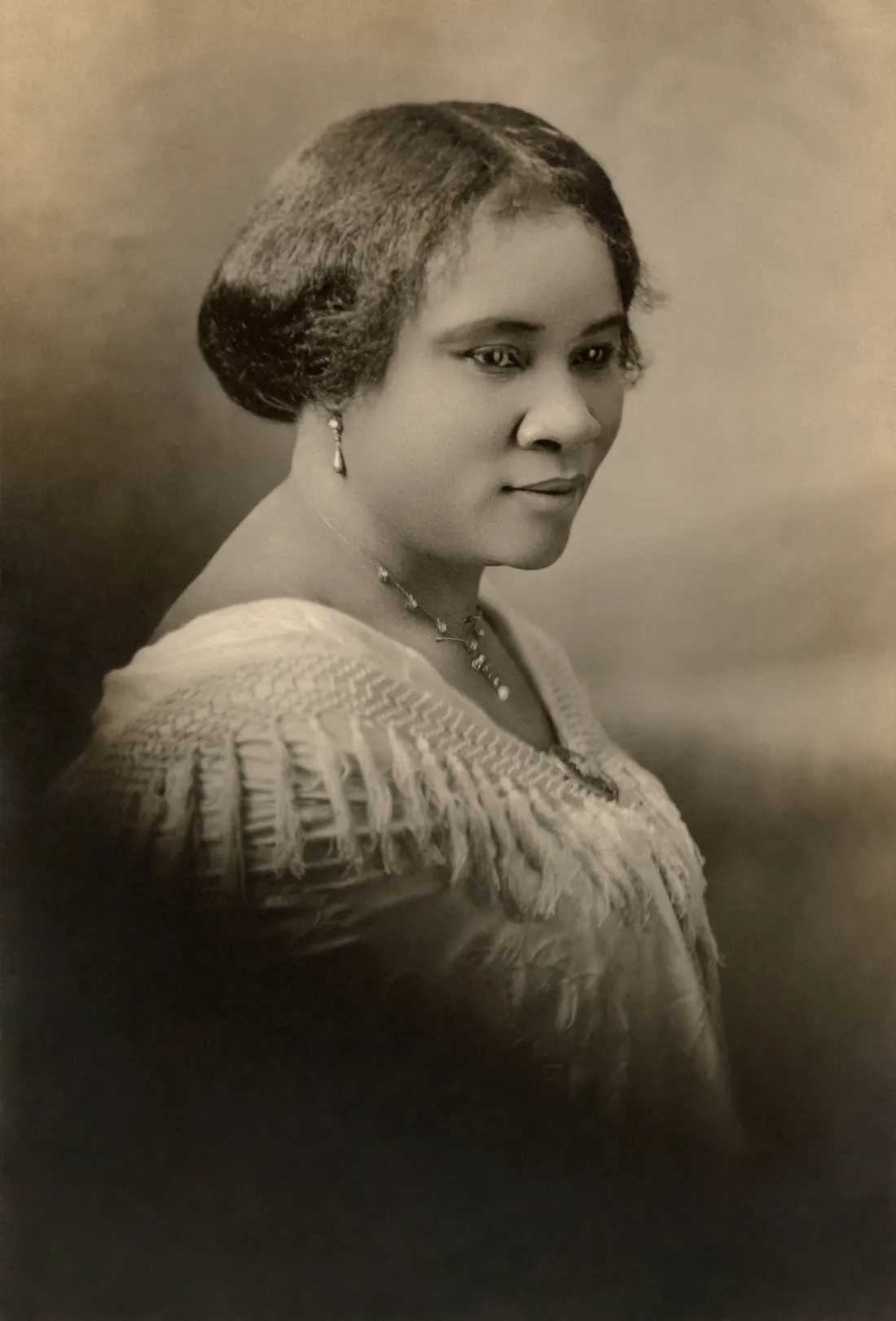 Madam C. J. Walker, photographed by Addison N. Scurlock, about 1914