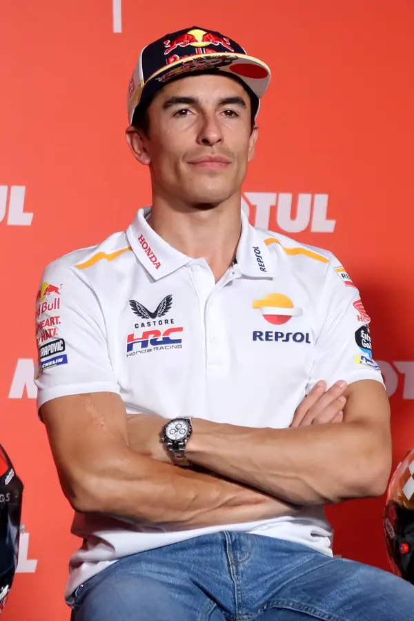 Marc Márquez in Honda team kit at the 2023 Japanese Grand Prix, September 28, 2023