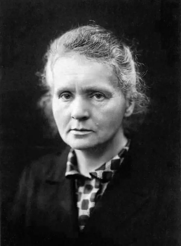 Marie Curie, photographed by Henri Manuel, about 1920