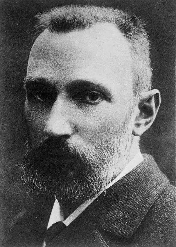 Pierre Curie, photographed by Eugène Pirou, Paris (cropped)