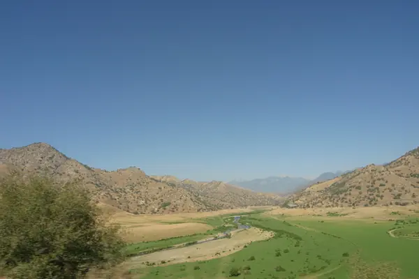 The Kaweah River valley in the Sierra foothills, Wukchumni country, September 22, 2002