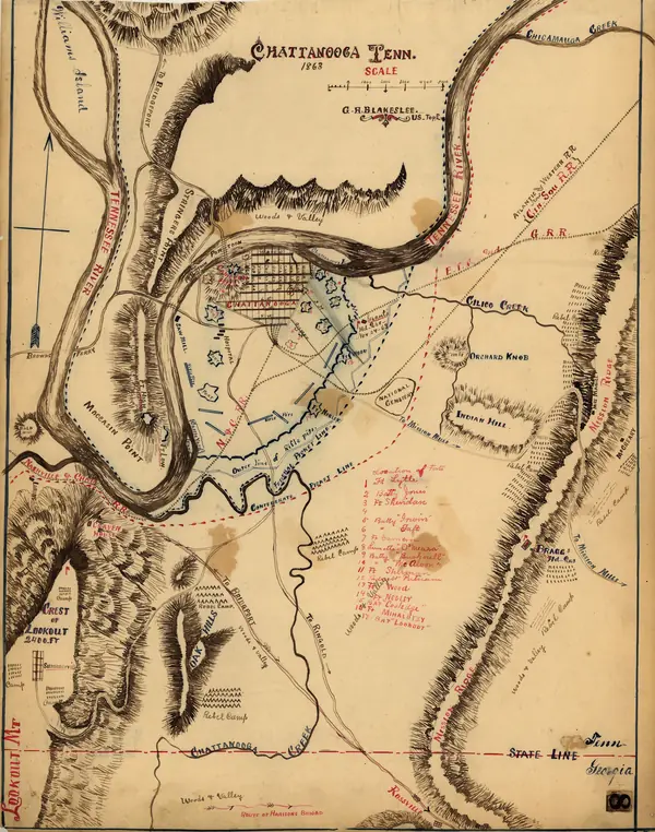 Chattanooga Tenn. 1863 LOC 2003630438