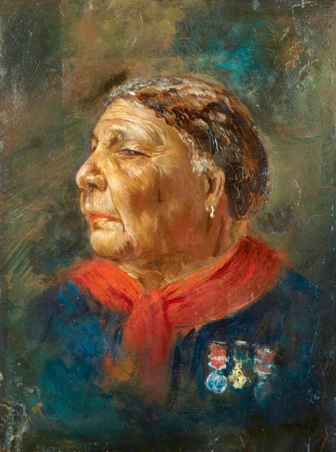 Mary Seacole, oil portrait by Albert Charles Challen, about 1869