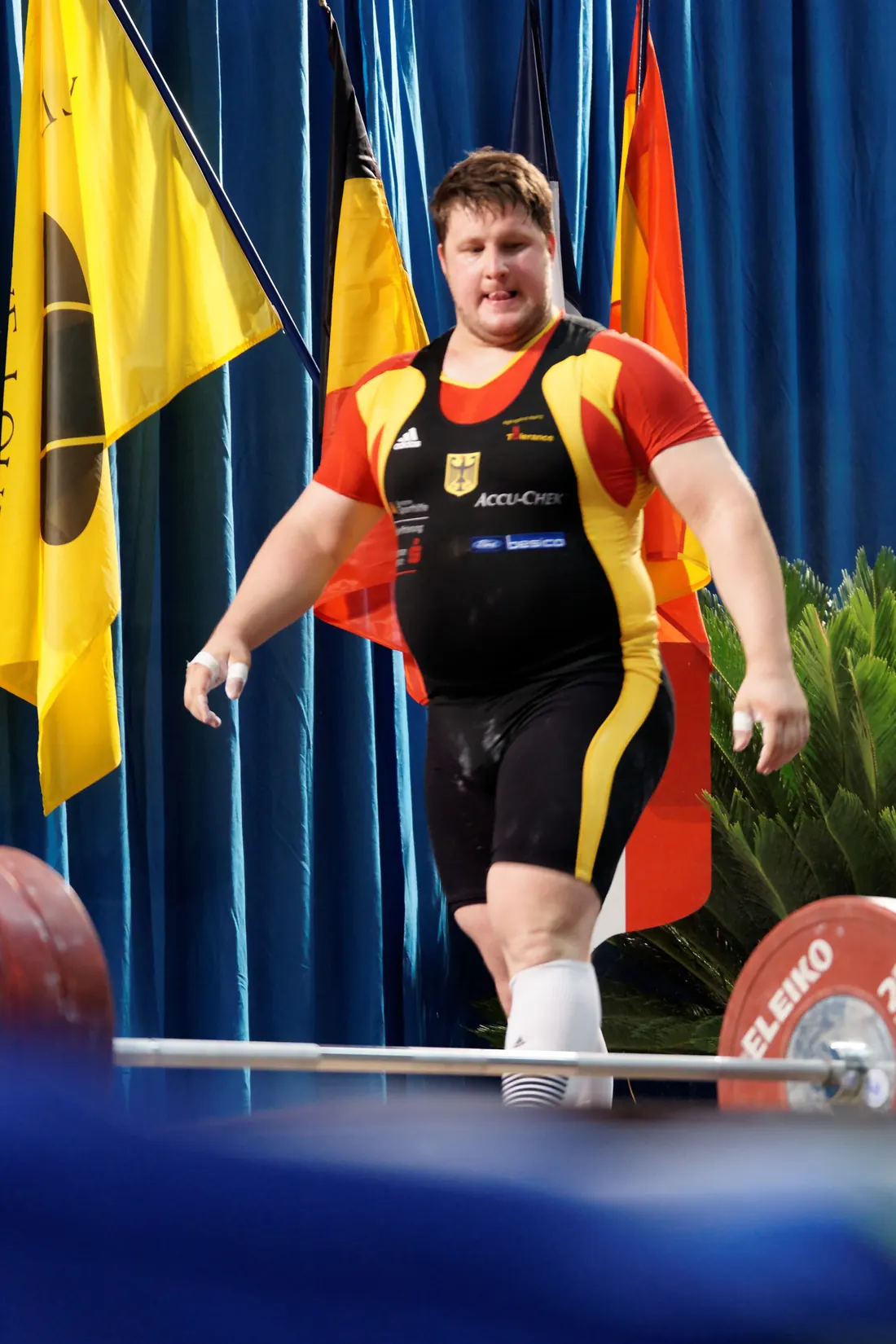Matthias Steiner walking to the bar, Villeneuve-Loubet, France, August 13, 2010