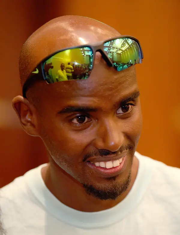 Mo Farah in Doha, Qatar, May 14, 2015
