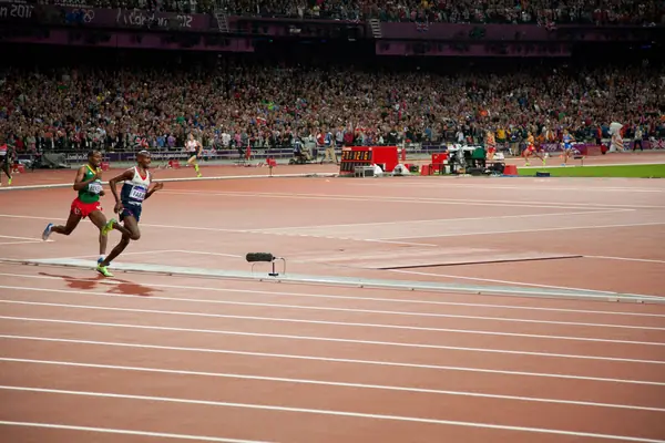 Mo Farah in the Olympic 10,000 meters, London, August 4, 2012 (not Rio)
