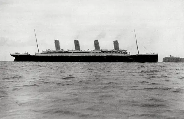 Titanic at Cherbourg