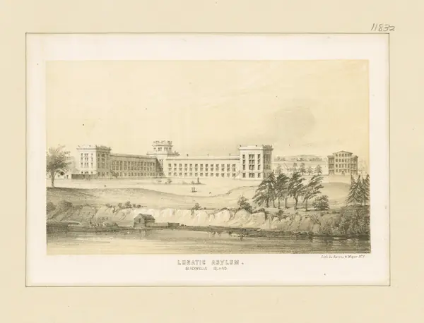 Lunatic Asylum, Blackwell's Island (NYPL b13476047-422118)
