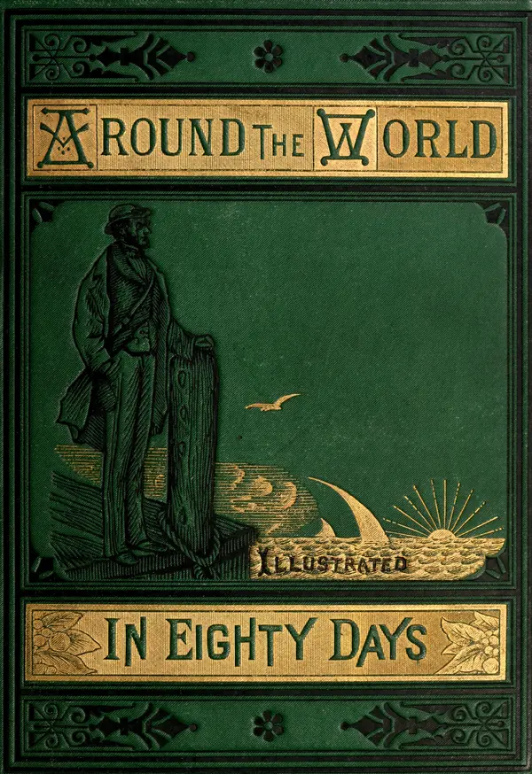 Around the World in Eighty Days (1873) front cover