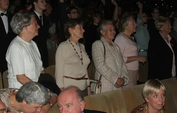 Some of the rescued “Winton children” at the same meeting, Prague, October 2007 (not the 1988 BBC program)