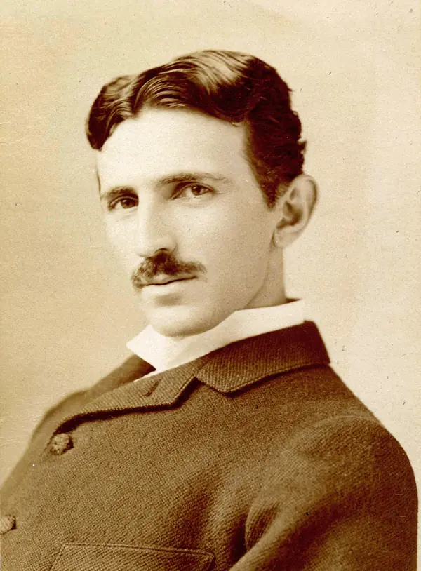 Nikola Tesla, photographed by Napoleon Sarony, about 1893