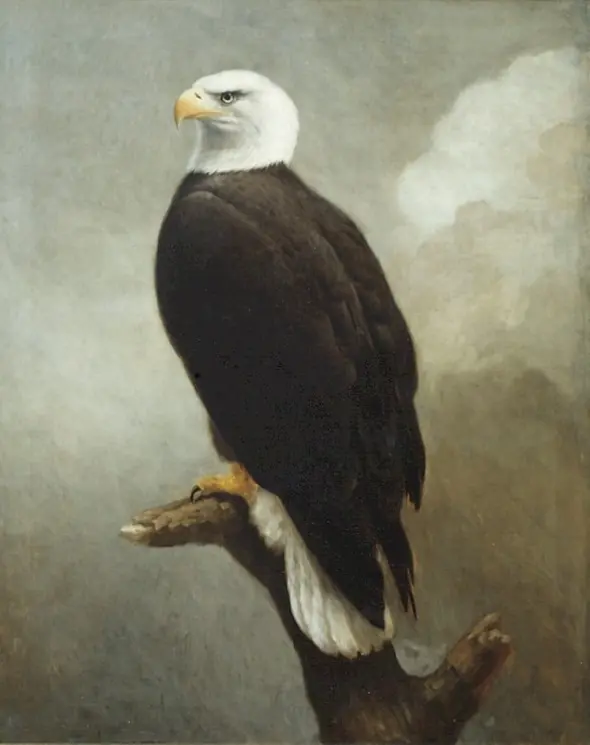Old Abe, oil painting attributed to James Reeve Stuart, 1875