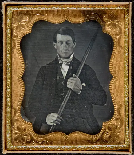 Phineas Gage, a cased daguerreotype (Jack and Beverly Wilgus collection)