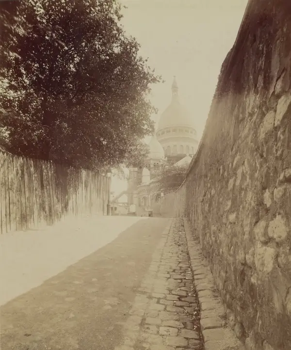 Rue de la Bonne, Montmartre, Paris, photographed by Eugène Atget before 1927 (not the night Donovan found Rags)