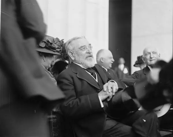 Robert Lincoln at the dedication of the Lincoln Memorial, May 30, 1922