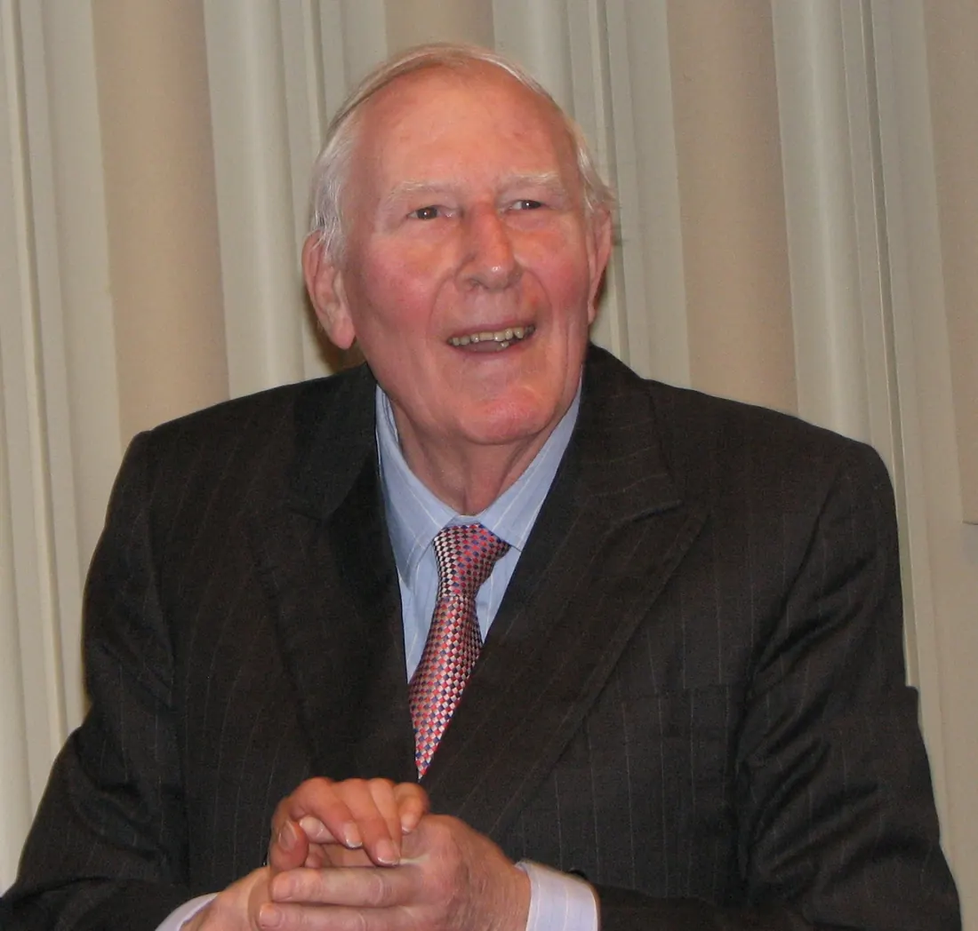 Roger Bannister at a relay prize-giving at Teddy Hall, Oxford, March 11, 2009 (not the 1950s)