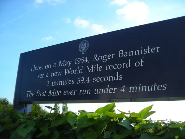 The sign outside the Iffley Road track, Oxford, May 3, 2014