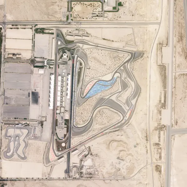 The Bahrain International Circuit from a SkySat satellite, November 2, 2017 (not the 2020 race)