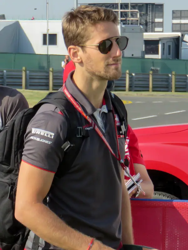 Romain Grosjean at the British Grand Prix, July 6, 2018