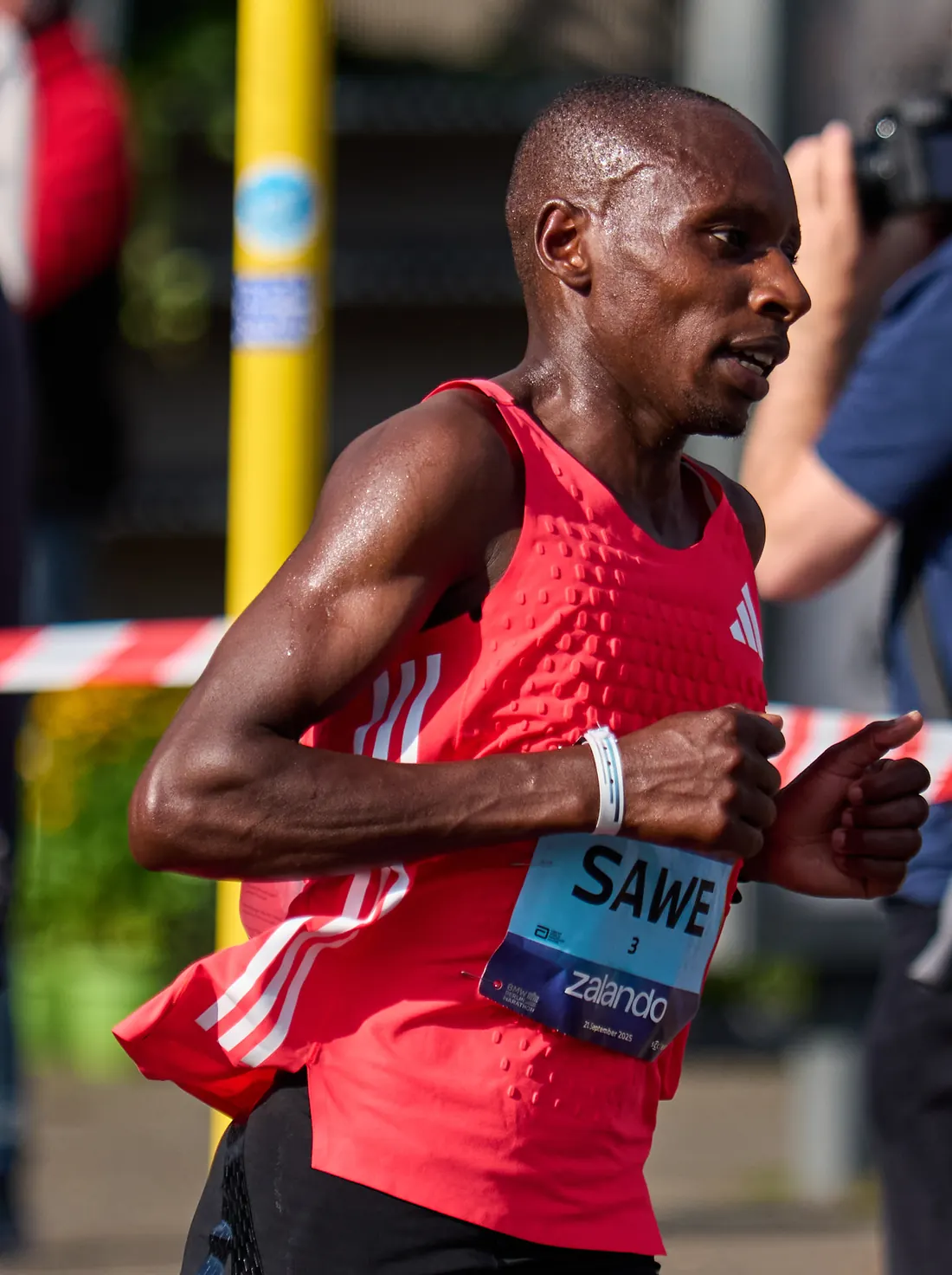 Sabastian Sawe at the Berlin Marathon, September 21, 2025 (not the 2026 race)