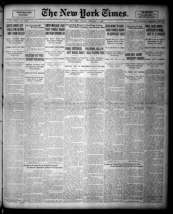 The New York Times 1925-02-03- Vol 74 Iss 24482 (IA per new-york-times-magazine the-new-york-times 1925-02-03 74 24482).pdf