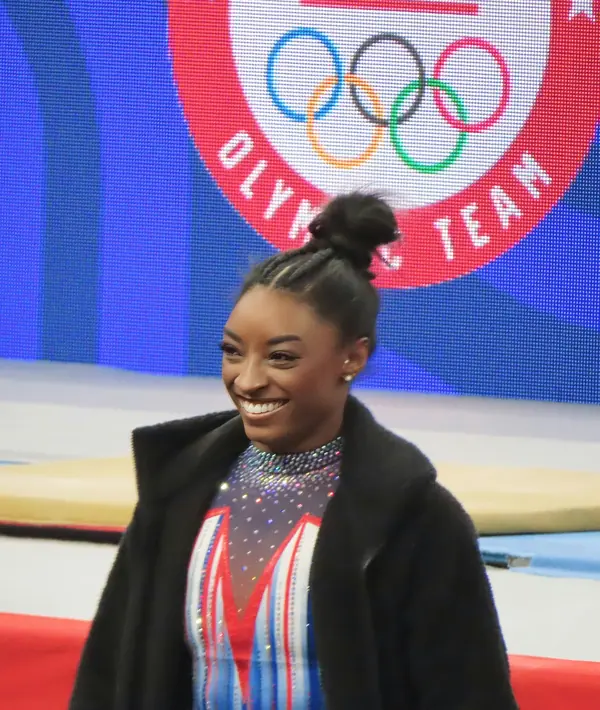 Simone Biles at the US Olympic Trials, Minneapolis, June 26, 2024