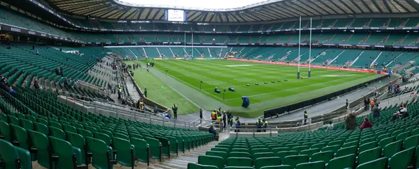 The Twickenham pitch and stands from a corner, December 1, 2018 (not 2015)