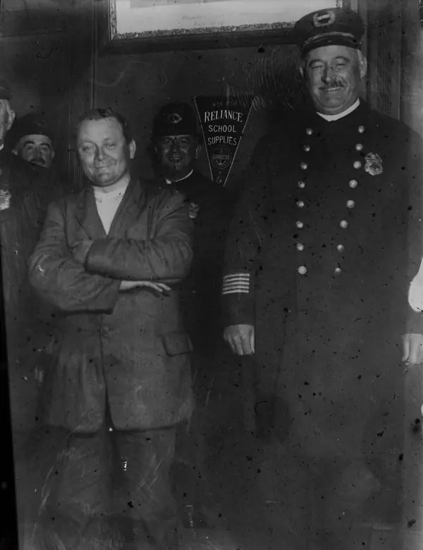 John Schrank under arrest, 1912