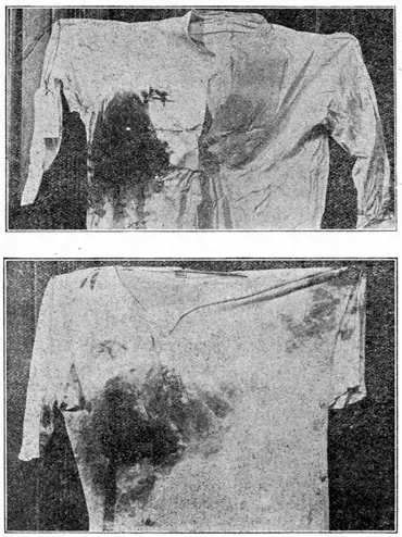 Roosevelt’s bloodstained shirt, 1912