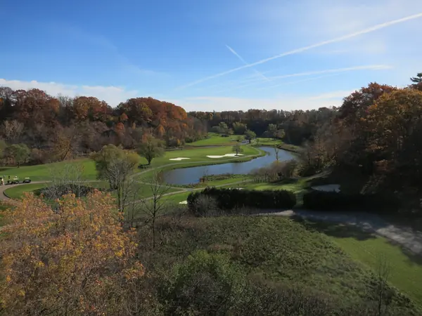 Glen Abbey’s valley holes and a pond, Oakville, Ontario, November 6, 2016 (not the 18th hole’s lake)