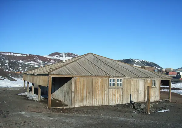 Scott’s Discovery Hut at Hut Point, the hut Crean reached, photographed in 2006