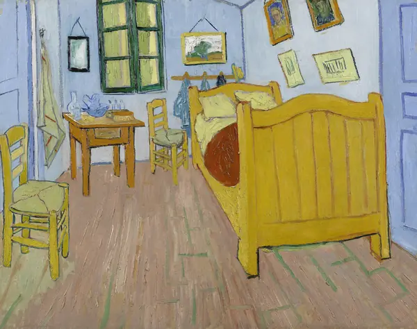 The Bedroom, a painting by Vincent van Gogh, October 1888