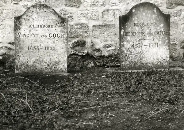 The graves of Vincent and Theo van Gogh at Auvers-sur-Oise, 1927