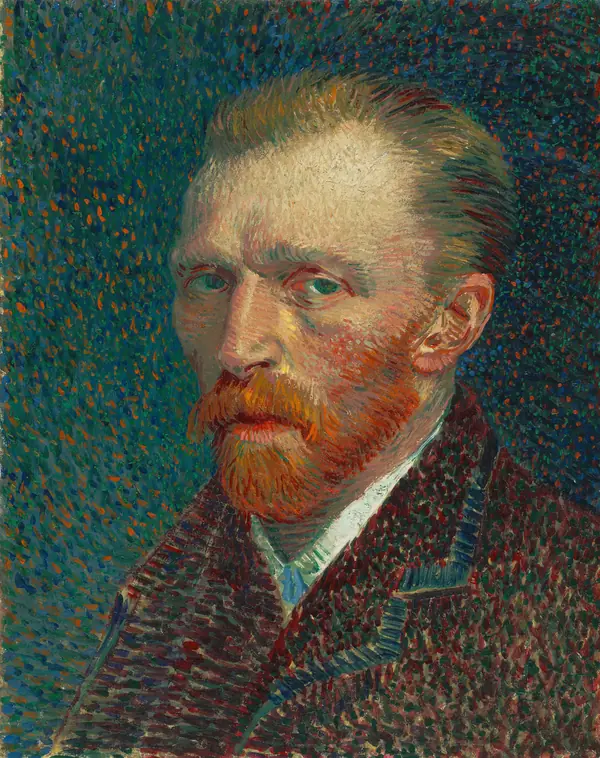 Self-Portrait, a painting by Vincent van Gogh, 1887