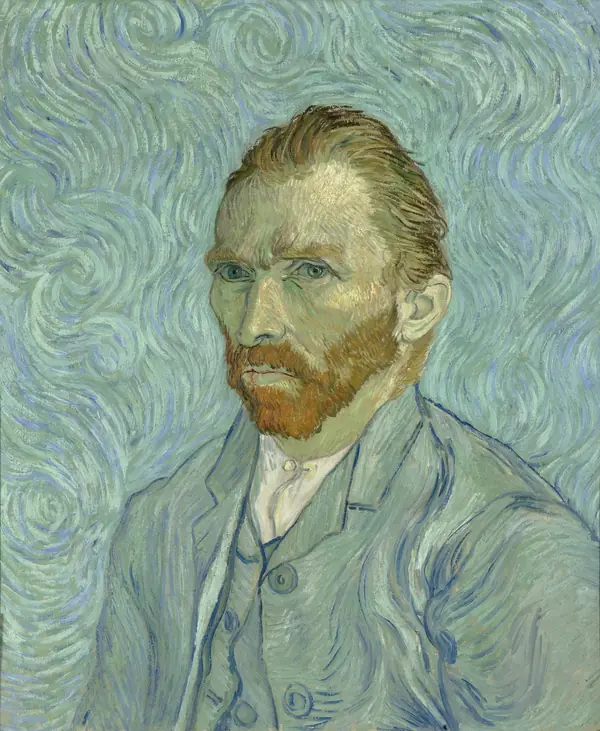 Self-Portrait, a painting by Vincent van Gogh, September 1889