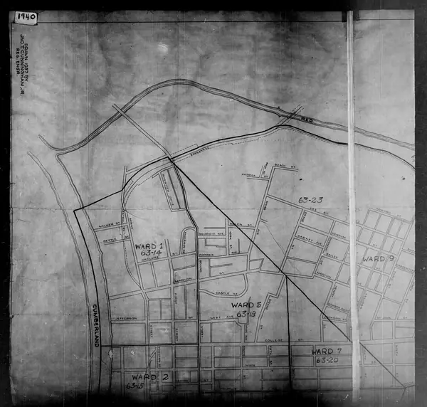 1940 Census Enumeration District Maps - Tennessee - Montgomery County - Clarksville - ED 63-14 - ED 63-26 - NARA - 5839389 (page 1)