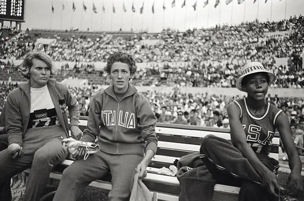 Jutta Heine, Giuseppina Leone, Wilma Rudolph 1960