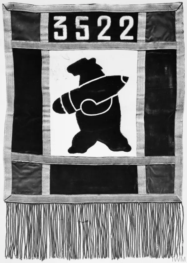 The badge of the 22nd Artillery Support Company of the 2nd Polish Corps